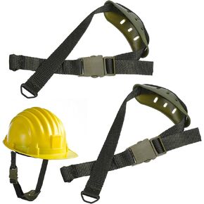 2Pcs Helmet chin cup strap Hard hat replacement chin strap Chin strap for batting helmet Adjustable chin strap Universal hard hat chin strap hat accessories riding nylon iron hook