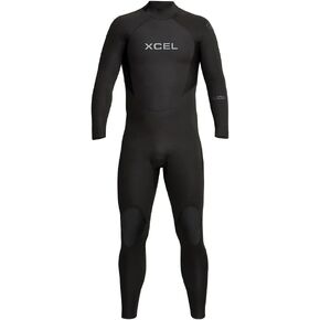 XCEL Men's Axis, Back Zip Full Wetsuit, Easy Entry, High Performance Stretch, 4/3mm