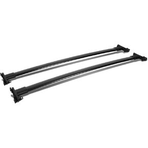 DNA Motoring RR-FEX11 OEM Style Aluminum Roof Rack Cross Bars Compatible with 11-15 Ford Explorer, 150lbs Max Load , Black