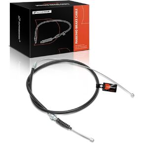 A-Premium Rear Driver or Passenger Side Parking Brake Cable Assembly Compatible with Volkswagen Models: Jetta 1999-2001, Golf 1999-2000, Beetle 1998-2000 - Replace # 1J0609721E