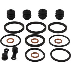All Balls Racing Front Caliper Rebuild Kit 18-3084 Compatible With/Replacement For Yamaha XV1600 Road Star 1999-2003, XVZ13 Royal Star 2000-2013