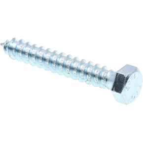 Prime-Line 9056220 Hex Lag Screws, 3/8 In. X 2-1/2 In., A307 Grade A Zinc Plated Steel (50 Pack)