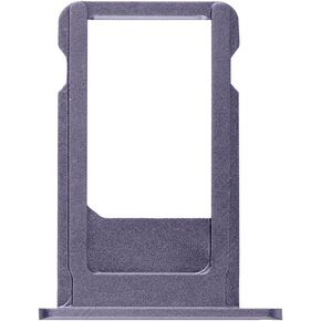 SIM Card Tray Replacement for iPhone 6S Plus 5.5 Inch +EWPARTS Cloth (Grey/Black)