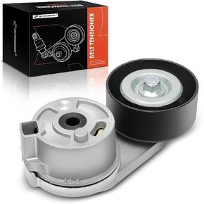 A-Premium Belt Tensioner Assembly with Pulley Compatible with Cadillac SRX CTS 2004-2009, STS 2005-2011, 2.8L 3.6L, Water Pump, Replace# 999689, 19186932