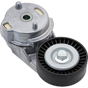 Belt Tensioner Assembly with Pulley Compatible with 2007 2008 2009 2010 2011 Jeep Wrangler V6 3.8L, Replaces# 53032860AA, 19310022, 39269