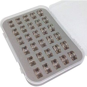 HONEYSEW Box of 28Plastic Bobbins 172336S Singer 8774 9005 8007 9010 9015 9018 Class 66 Bobbins Also fits White 8600 8800#172222p Singer Class 66 Bobbin