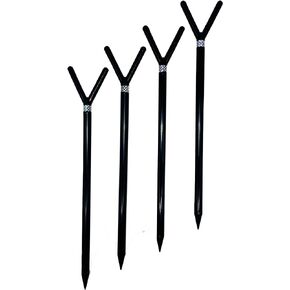 30" Extendable V-Shaped Rod Holder in Multiple Colors, 2 & 4 Packs