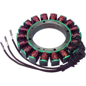 New Stator Compatible with Harley Davidson Motorcycle 38 AMP Big Twin Softail Fat Boy Heritage Classic Night Train Dyna Super Glide 30017-01, 30017-01B, CE6010, HD01-126