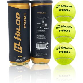 Padel Court Balls – Tournament Grade Padel Balls – Durable Tournament Grade Padel Balls – Optimal Bounce Padel Balls – Padel Balls for Professional and Amateur Players – Pack of 3