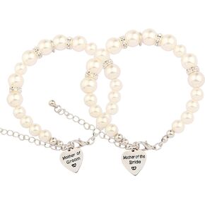 Mother In Law Pearl Bracelet Wedding Gift for Mother of the Bride/Groom