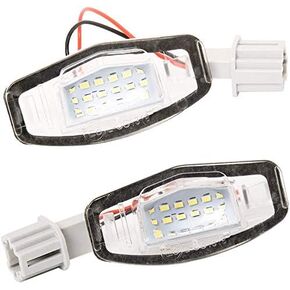 LED License Plate Light replacement for Honda Accord Sedan Civic Odyssey Pilot & Acura MDX TSX TL ILX RDX RL 6000K Xenon White Tag Lamp Assembly Pack of 2