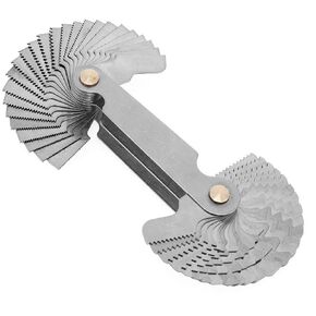 AnNafi® Screw Thread Pitch Cutting Gauge Tool, Stainless Steel Metric Screw Pitc | Test Measure & Inspect Tool | Gauges | Thread Gauge Pitch Cutting Tool Set