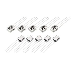 uxcell VS1838 IR Receiver 10M-15M 38KHZ Infrared Diode for 10pcs
