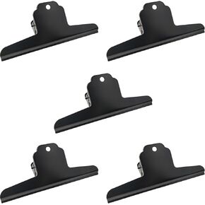 Large Metal Bulldog Clips, 5 PCS Extra Large Binder Clips Jumbo 7 Inch, Giant Binder Clips for Chips and Other Food Bags, Work, Art, Office and Kitchen