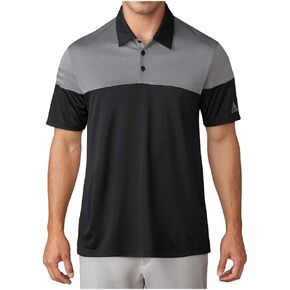 adidas Men's 3-Stripes Heather Block Polo