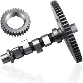 12044-0803 Camshaft & 59051-2112 Spur Gear Kit, Compatible with Kawasaki FD620D 12044-2239,120440803, JD 425 445 Camshaft AM124510 MIA12872 AM127312, Fits Kawasaki KAF620 Engines