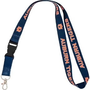Desert Cactus Auburn University Lanyard Tigers War Eagle Car Keys ID Badge Holder Keychain Detachable Breakaway Snap Buckle (Blue)