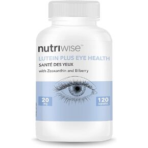 NutriWise Lutein Plus Antioxidant for Eye Health (Bilberry Zeaxanthin Lutein)