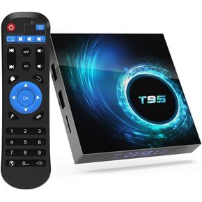 Android TV Box, Android Box 10.0 4GB RAM 32GB ROM H616 Quad-core 64bit with 2.4G/5G Dual WiFi Ethernet USB 2.0/ BT 5.0/ HD 6K TV Box