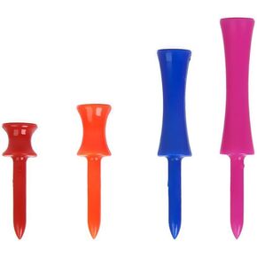 4 Sizes Golf Step Down Tees Plastic Step Golf Tees (40 Count)