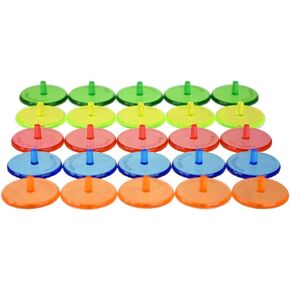 50Pcs Golf Ball Markers Golf Positioning Mark Portable Golf Supply Multicolor Color Random Sports Golf Accessories