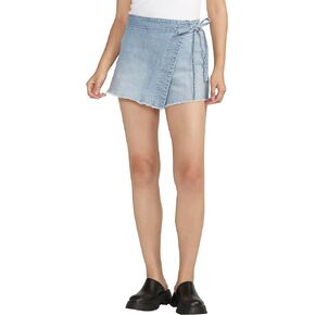 Silver Jeans Co. Women's Tie-up Jean Skort