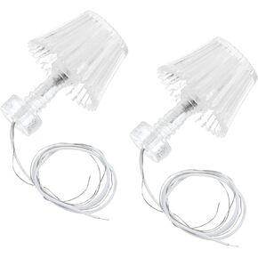 MECCANIXITY Model Railway Train Lamp Post 0.9" Warm White 1:20 Scale LEDs New 6V for Creative DIY Project Traffic System Model Luminous Desk Lamp, Pack of 2
