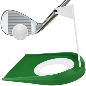 2 Pack Golf Putting Cup Indoor Practice Training Aids, Indoor Outdoor Golf Putting Hole Putter Regulation Cup