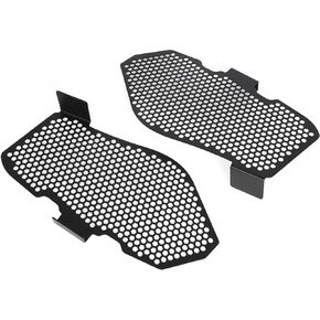 C8 Corvette Grill, Side Intake Mesh Grille Insert For Corvette c8 2020 2021 2022 2023 2pcs Black