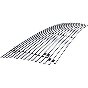 APS Premium Stainless Steel Black 8x6 Billet Grille Grill Insert Compatible with Ford Bronco F-150 F-250 F-350 1992-1996 Main Upper N19-H70058F