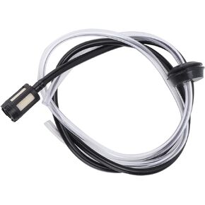 Fuel Line 24in Gas Lines Fuel Hose Motorcycle Hose Rubber Fuel Line Gas Pipe Replacement Gas Tank Fuel Lines for 33CC 43CC 49CC Pocket Mini Bike