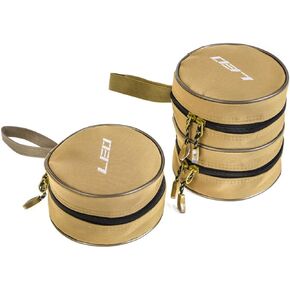 Toddmomy Reel Bag Reel Travel Case Fly Fishing Gear Bag Travel Cases Fishing Zipper Tackle Bag Hardy Reel Pouch Outdoor Fishing Pouch Fishing Reel Hard Case Round Toolkit