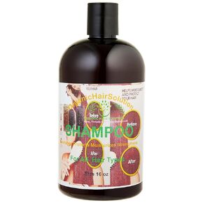 Organic Shampoo-With Aloe vera-Vitamin E- Rose Hips-Hemp-Castor Oil-Tea Tree- Argan- Macadamia- Coconut & Jojoba Extract-Promotes Hair Growth, Fights Hair Loss & Dandruff, Lice & Itchy Scalp - (16 OZ)