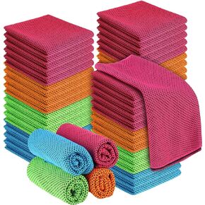 50 Pcs Cooling Towel 40" x 12" Ice Towel Yoga Towel Gym Accessories Cool Hiking Gifts Soft Breathable Chilly Towel for Neck Sport Running Workout Fitness Camping Golf More Activities