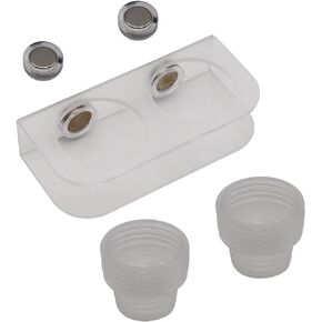 Magnetic Reptile Feeding Cups, Acrylic Gecko Feeding Ledge, Reptile Food and Water Dish Bowl for Geckos,Chameleon,Corn Snake,Iguana (F-1)