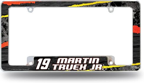 Rico Industries NASCAR All Over Chrome Frame 12" x 6" Chrome All Over Automotive License Plate Frame for Car/Truck/SUV in Saudi Arabia