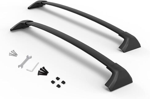 Cross Bars Fit for Toyota Highlander XLE & XSE Limited & Platinum & XSE 2020 2021 2022 2023 2024 Roof Rack Black Cargo Baggage Luggage (Models with Factory Roof Rails) in Saudi Arabia