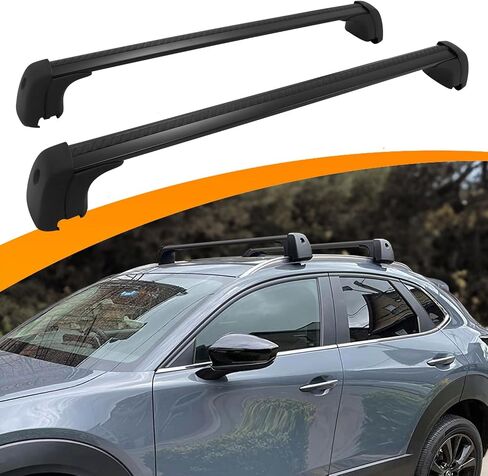 Snailfly Roof Rack Cross Bars Fit for Mazda CX30 CX-30 2020 2021 2022 2023 2024 Cargo Carrier Luggage Baggage Bars Crossbars Accessories in Saudi Arabia