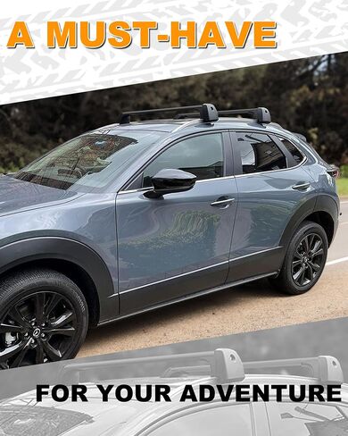 Snailfly Roof Rack Cross Bars Fit for Mazda CX30 CX-30 2020 2021 2022 2023 2024 Cargo Carrier Luggage Baggage Bars Crossbars Accessories in Saudi Arabia