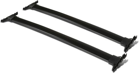 DNA Motoring RR-FEX11 OEM Style Aluminum Roof Rack Cross Bars Compatible with 11-15 Ford Explorer, 150lbs Max Load , Black in Saudi Arabia