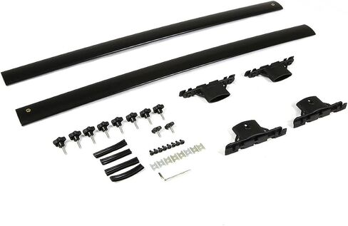 DNA Motoring RR-FEX11 OEM Style Aluminum Roof Rack Cross Bars Compatible with 11-15 Ford Explorer, 150lbs Max Load , Black in Saudi Arabia