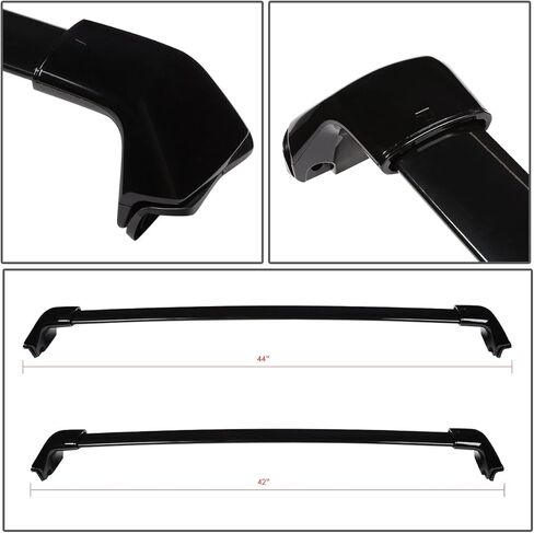 DNA Motoring RR-FEX11 OEM Style Aluminum Roof Rack Cross Bars Compatible with 11-15 Ford Explorer, 150lbs Max Load , Black in Saudi Arabia