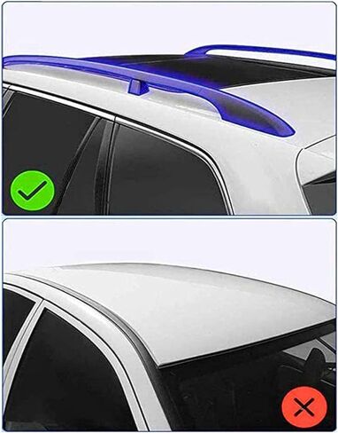 رفوف سقف ذات قضبان متقاطعة سهلة التركيب تناسب 2007-2013 BMW X5 E70، أحضر قوارب الكاياك والتزلج على الجليد والدراجة والزورق مع رف الأمتعة الخاص بنا in Kuwait