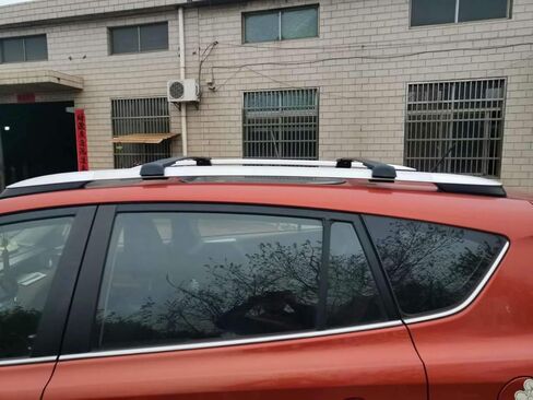 رفوف سقف ذات قضبان متقاطعة سهلة التركيب تناسب 2007-2013 BMW X5 E70، أحضر قوارب الكاياك والتزلج على الجليد والدراجة والزورق مع رف الأمتعة الخاص بنا in Kuwait