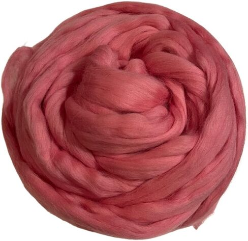 Happy Classy 1 أونصة / 28.34 جرامًا من الصوف الممشط المصبوغ طبيعيًا باللون الوردي المتجول in Kuwait