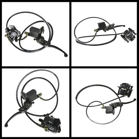 LABLT Motorcycle Rear Left Brake Master Cylinder Caliper Assembly Replacement for 70cc 90cc 110cc 125cc 200cc ATV in Saudi Arabia