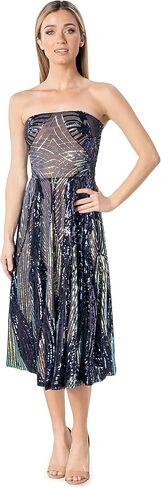 Dress the Population Women's Ruby Fit and Flare Midi Dress in Saudi Arabia