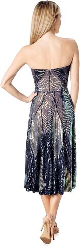Dress the Population Women's Ruby Fit and Flare Midi Dress in Saudi Arabia