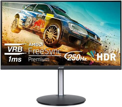 Acer Nitro XFA243Y Sbiipr 23.8" Full HD (1920 x 1080) VA Gaming Monitor | AMD FreeSync Premium Technology | 165Hz Refresh Rate | 1ms VRB | HDR 10 | 1 Display Port 1.2 & 2 HDMI 2.0 Ports,Black in Saudi Arabia