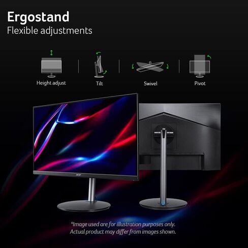 Acer Nitro XFA243Y Sbiipr 23.8" Full HD (1920 x 1080) VA Gaming Monitor | AMD FreeSync Premium Technology | 165Hz Refresh Rate | 1ms VRB | HDR 10 | 1 Display Port 1.2 & 2 HDMI 2.0 Ports,Black in Saudi Arabia